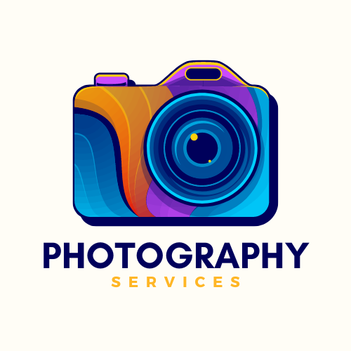 Colorful Abstract Camera Icon Photography Logo